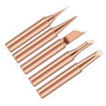Soldering Iron Pure Copper Bits 900M 5pcs I+B+K+2.4D+3C. 