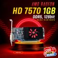 AMD Radeon HD 7570 1GB 128-bit GDDR5 DX11 Graphics Card AMD 7500 Series Gaming Card GTA V, PUBG. 