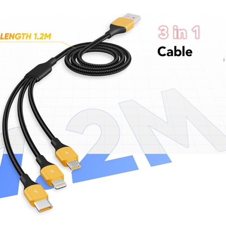 Realme%20Type%20C%20Lightning%20Micro%20USB%20Cable%20VOOC%20Dart%20Warp%2010W%201.2M%20-%20Image%203
