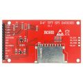 2.4" 2.4 inch 240x320 SPI TFT LCD Serial Port Module 5V/3.3V Adapter Micro SD Card ST7789 LCD Display White LED for Arduino. 