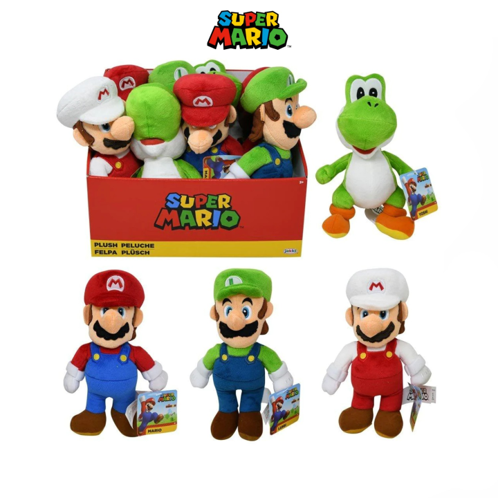 Nintendo Super Mario Bros Characters Soft Cuddly Plush Toys For Kids