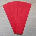 Red Color Crepe Paper Sheets. 