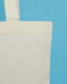 Plain Premium Cotton Tote Bag for Shopping, Girls, Packaging & Everyday Use – Eco-Friendly Organic Fabric (15"x16"). 