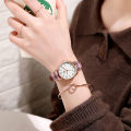 The student new watch women's ins small square lattice gift Fan Korean Japanese digital scale silent watch is for exclusive use of the exam. 