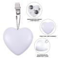 Mobestech LED Automatic Purse Light Sensor Touch Activated Handbag Lamp Mini Heart Shape Night Light for Illumination. 