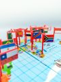 Wooden World Map With Recognition 30 Countries Flags KS. 