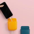 Mobile charging stand remote holder self-adhesive wall mounted pen holder, Mobile phone holder, ac remote control holder, tv remote holder, mobile stand, remote stand. 