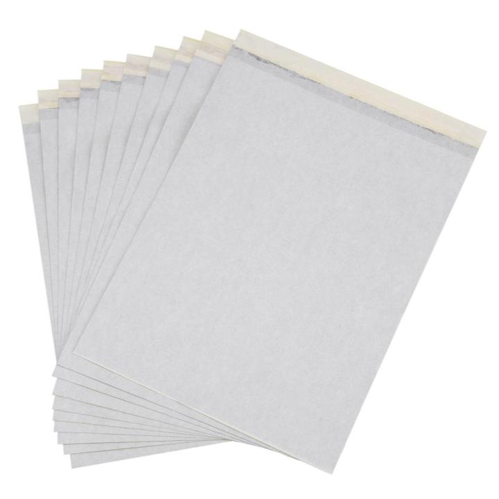 10 sheets Tattoo Thermal Carbon Stencil Transfer Paper for Inks - Yellow, Blue, White