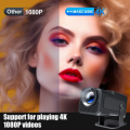 Portable Projector HY320 Projector 4K Android 11. 