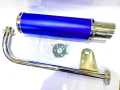 Exhaust For Cd70 With pipe - Bikes -  EXHAUST SILENCER PIPE - Hks - Belta - CD - 70 Exhaust silencer / Exhaust pipe for New Exhaust Or Cafe Racer - HKS EXHAUST SILENCER PIPE Multi Colors. 