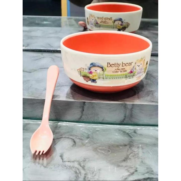 Baby Cerelac Bowl And Spoon /Baby Cerelac Set(Bowl And Spoon)