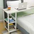 BEDSIDE USAGE  LAPTOP TABLE, FREELANCER TABLE WITH BOOK STORAGE SHELFS, MOBILE USE TABLE. 