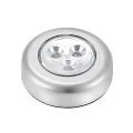 Pack of 2 LED Tap Touch Lights for Kitchen Cabinet & Wardrobe | One Touch Push ON/OFF Night Light | Battery Operated Self Adhesive LED Lamp. 