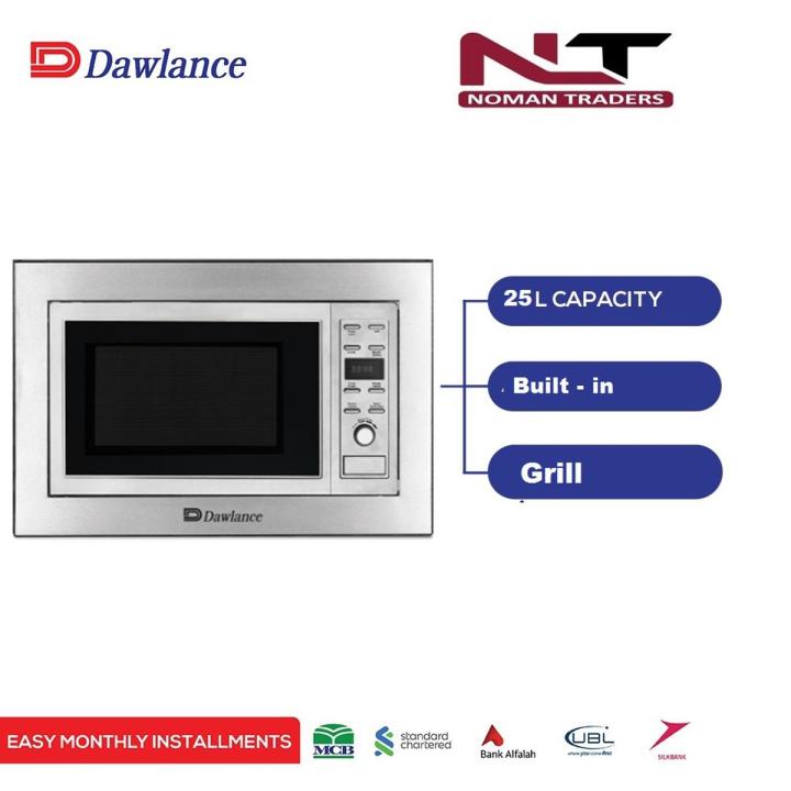 Dawlance Microwaves Built-in ( DBMO-25 IG ) - 25L Grill - SILVER