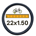Cycle Tyre 22 inch Bicycle Cycle Mountain Bike Tire Black -Outer 22x1.95, 22 × 3.8 Tire Outer & Inner. 