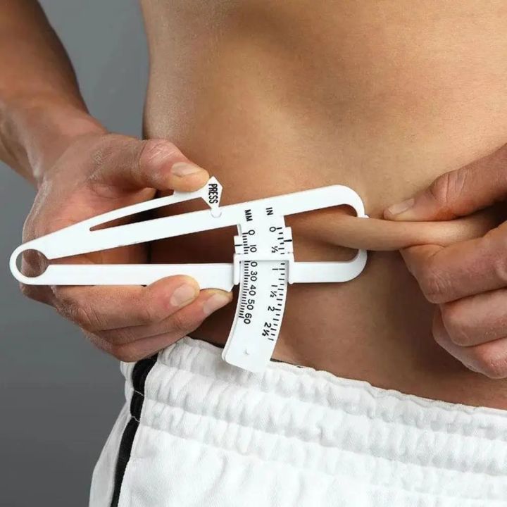 Health Care Skinfold Body Fat Caliper Body Fat Tester With Body Mass Tape With Measurement Chart Body Health Monitor Tool