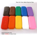 25g Klay On Plus Polymer Clay Oven Bake - Single Bar / Custom Economy Pack 500g. 