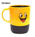 Smile Face Big Mug with beautiful emoji for tea, juice, coffee - Baby Mug for tea and juice (2 in 1) - Plastic Mugs for Coffee - Mugs for girls - Mugs for Kids - Mugs for gift. 
