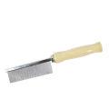 Pet Dog Cat Comb Stainless Steel Pin Teeth Wooden Handle Grooming Fur Hair Brush. 