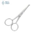 Nose Hair Scissors Rounded Tip Facial Hair Curved Scissors Stainless Steel Mustache Nose Hair Beard Eyebrows Remover Trimmer. 