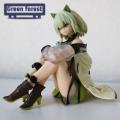 Green forest Action Figure Collectible Game Anime Girl Action Figure Toy. 