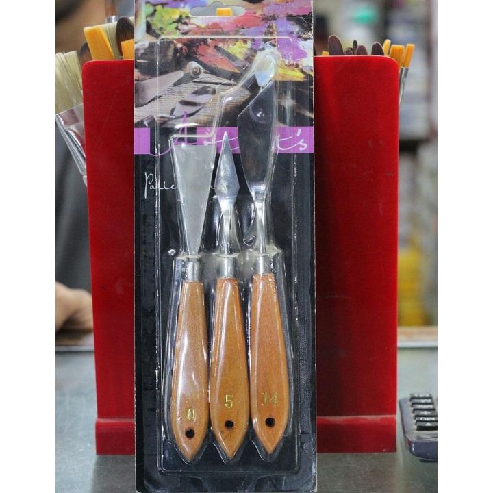 3 PCS DIY Palette Knives Knife Set