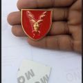 1pc markhor metal red logo for all cars and bikes high quality,cars exterior acessories. 