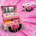 Little Girls Beauty Makeup Kit With Bag Toy - Pink. 