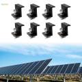 8 Pieces Solar End Clamp Solar Panel Bracket End Clamp for RV Camping Boats 45mm. 