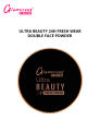Glamorous Face Ultra Beauty 24H Fresh Wear Double Compact Powder. 