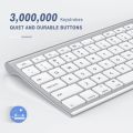 Jelly Comb Multi-Device Keyboard Supports up to three devices simultaneously and easily switch. 