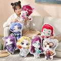 Tang San Xiaowu plush toy doll around Douluo mainland Evil white tiger civet cat Shura doll two-dimensional pillow. 