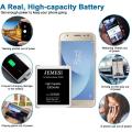 Galáxy J3 Battery, JÈMEŚI 3300mAh High Capacity Replacement Battery for Samśung Galáxy Grand Prime SM-G530, Galaxy J5, Galaxy J3 J320A J320V EB-BG530BBU EB-BG530BBE J5-G530P(Not Compatible for J3 2017&2018).. 