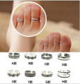 Korean Style Kong Hyo Jin Personality Fashion Foot Ornaments Toe Ring South Korea Doesn't Matter. It's Love. Same Style Foot Ring. 
