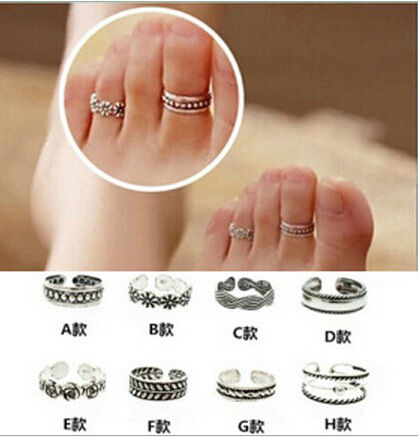 Korean Style Kong Hyo Jin Personality Fashion Foot Ornaments Toe Ring South Korea Doesn't Matter. It's Love. Same Style Foot Ring