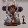 22cm Piece Anime Figure One Piece Luffy Action Figure Battle Statue Gk Gear Fourth Luffy Figurine Collectible Model Toys. 