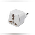 EU Plug Adapter Converter US AU UK To European Euro Europe AC Travel Power Adapter Electric Socket Electric Outlet - White. 