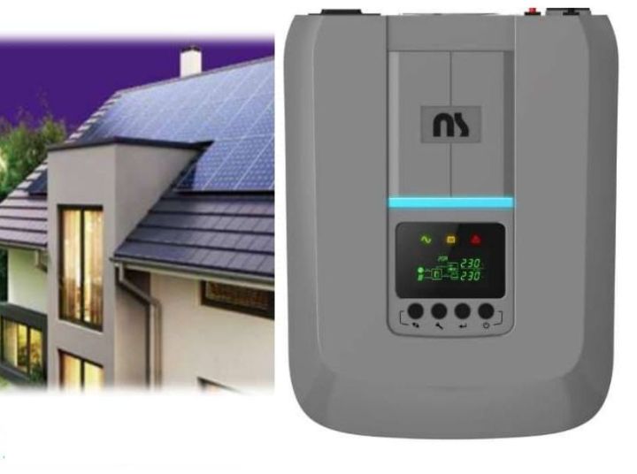 NS Premium Plus 1200 Solar Inverter UPS 1.0 KVA 12V DC (1000) Watt. Solar Charge Current