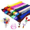 Pack of 100 - Pipe Cleaner velvet Sticks. 