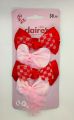 Claire’s Club Ribbon Hair Bow Clips Pack of 4 Headband Hair Accessories Band for Women (Product of UK). 