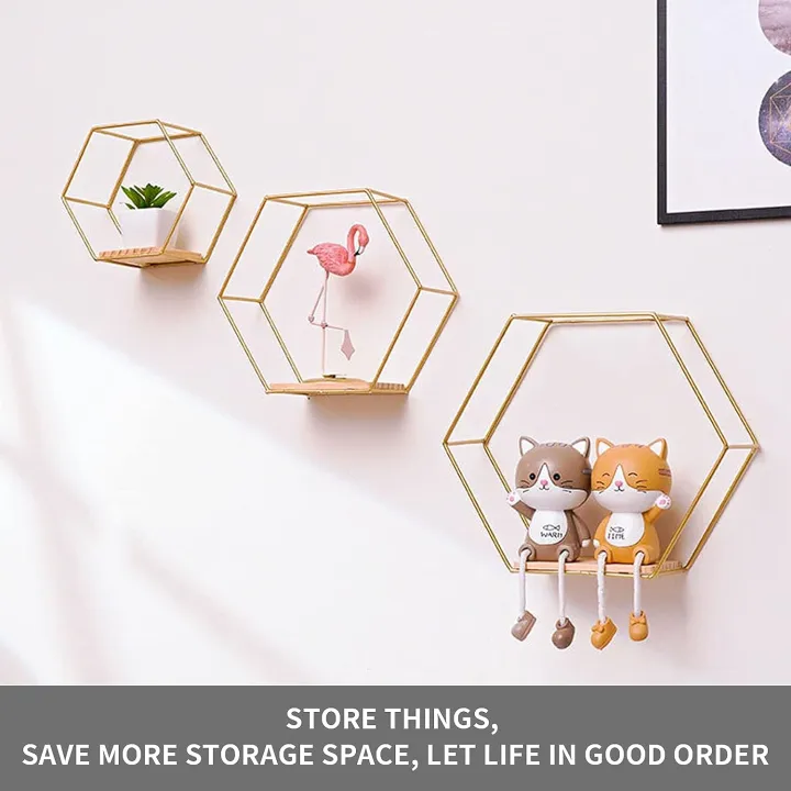 Wall%20Mounted%20Hexagonal%20Floating%20Shelves%20Set%20of%203%20in%20Different%20Sizes,%20Modern%20Metal%20Wall%20Shelf,%20Simple%20Wood%20Partition%20Storage%20Shelves,%20Wall%20Decor%20Rack%20for%20Bedroom,%20Living%20Room,%20Kitchen%20and%20Office,%20Customized%20by%20Creative%20Decore%20-%20Image%203