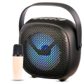 Original Portable Bluetooth Wireless Speaker With FREE Wireless Microphone ~ Rechargeable Big Sound System Loud Speaker with Mic ~ High Stereo Bass & Woofer Home MP3 Player Mobile Speaker for PC Computer & Laptop ~ Support USB, SD Card, FM Radio ~ FunBug. 