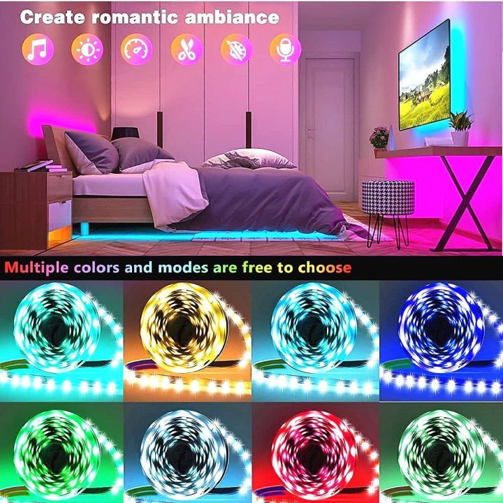 RGB%20Led%20Lights%20for%20Bedroom,%2015%20Feet%20Led%20Strip%20Lights%20RGB%20LED%20Strip%20Color%20changing%20Flexible%20Rope%20Lights%20with%20Remote%20Control%20Best%20Quality%20RGB%20Led%20Strip%20Light%20for%20Home%20Decoration%20Complete%20kit%20with%2012V%20Adapter%20-%20Image%204