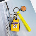 Lakers Kobe Bryant Jersey NBA Polo Shirt Keychain Bag Car Pendant Key Holder. 