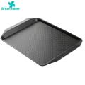 Green Home Desktop Storage Plate Scentless Chinese Style Plastic Rectangle Food Tray. 