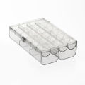 24 Grid Transparent Acrylic Jewelry Box organizer.. 