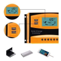 Pwm Solar Controller with usb Ports /Solar Charge Controller / Solar Battery Charger with 12v/24v Capacity. 