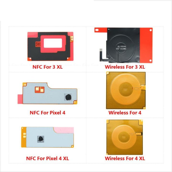 Charger Receiver Wireless Charging NFC Module Flex Cable Parts For Google Pixel 3 4 XL 5 3XL 4XL 6 7 Pro Part