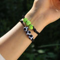 Sports Theme Party Gift Football Baseball Basketball Beads Charm Bracelets for Women Men. 