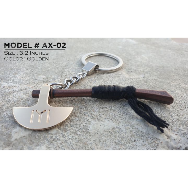 Turgut AXE Keychain (Model # AX-02) GOLDEN | Daraz.pk